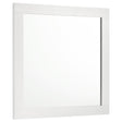 Caraway White Dresser Mirror by Coaster at Eve Furniture