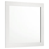 Caraway White Dresser Mirror by Coaster at Eve Furniture
