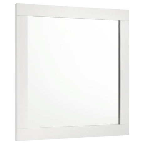 Caraway White Dresser Mirror by Coaster at Eve Furniture