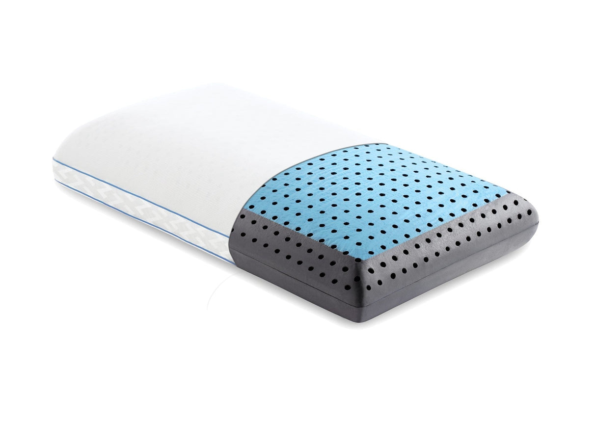 CarbonCool LT + Omniphase White King Pillow by Malouf at Eve Furniture