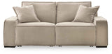 Carceri Cashmere 2-Piece Power Reclining Sectional Loveseat by Ashley at Eve Furniture