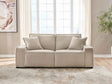 Carceri Cashmere 2-Piece Power Reclining Sectional Loveseat by Ashley at Eve Furniture