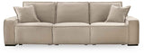 Carceri Cashmere 3-Piece Power Sectional Reclining Sofa by Ashley at Eve Furniture
