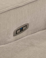 Carceri Cashmere 3-Piece Power Sectional Reclining Sofa by Ashley at Eve Furniture