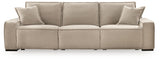 Carceri Cashmere 3-Piece Power Sectional Reclining Sofa by Ashley at Eve Furniture