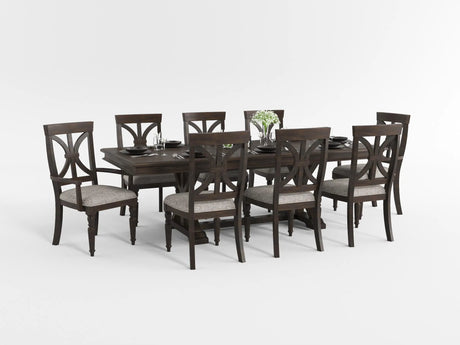 Cardano Driftwood Charcoal Side Chair, Set of 2 by Homelegance at Eve Furniture