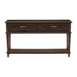 Cardano Driftwood Charcoal Sofa Table by Homelegance at Eve Furniture