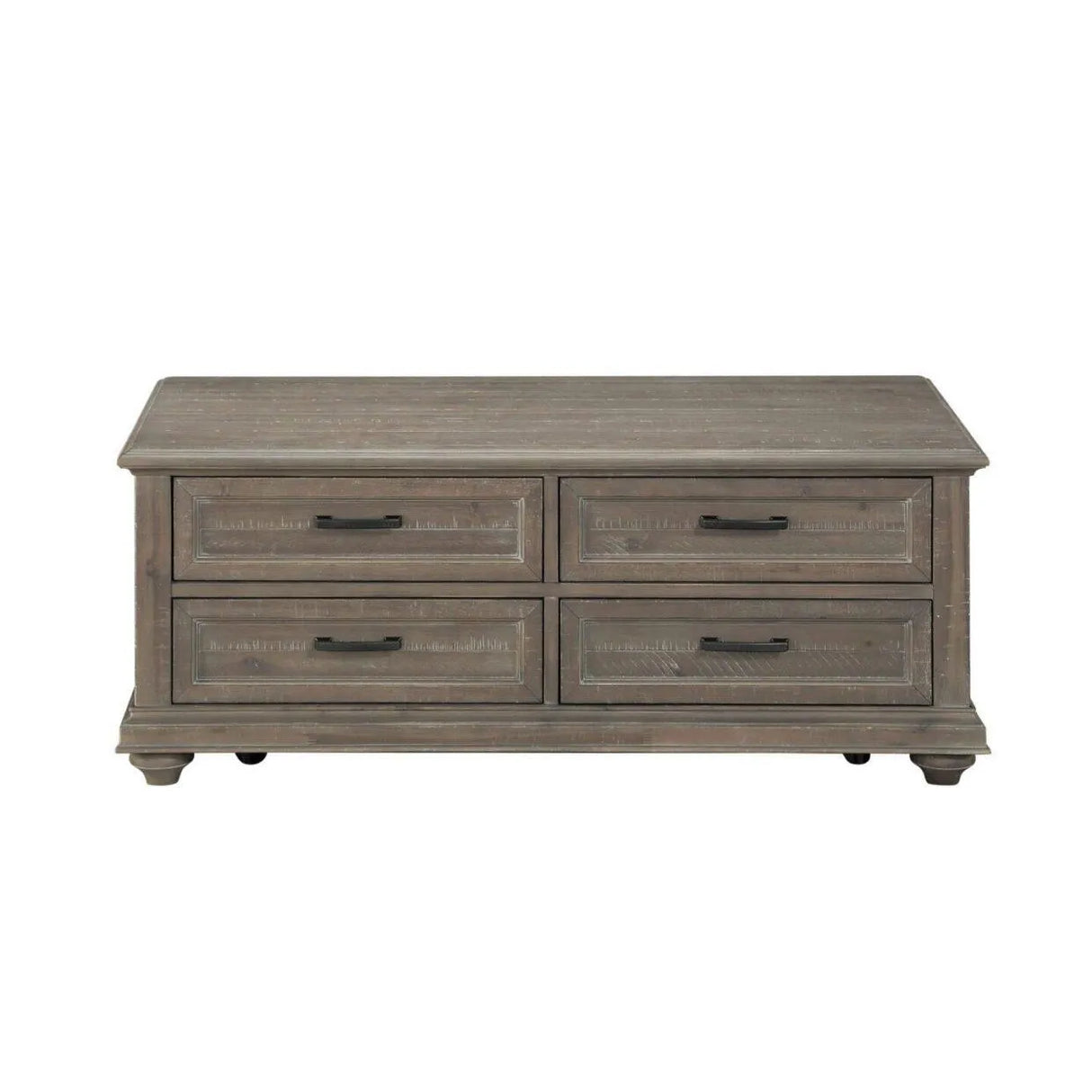 Cardano Driftwood Light Brown Wood Cocktail Table by Homelegance at Eve Furniture