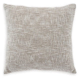 Carddon Brown/White Pillow by Ashley at Eve Furniture