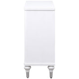 Cardella Distressed White 2-Door Mandala Accent Cabinet by Coaster at Eve Furniture