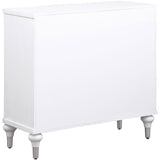 Cardella Distressed White 2-Door Mandala Accent Cabinet by Coaster at Eve Furniture