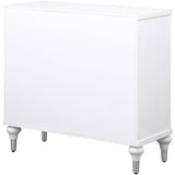 Cardella Distressed White 2-Door Mandala Accent Cabinet by Coaster at Eve Furniture