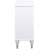 Cardella Distressed White 2-Door Mandala Accent Cabinet by Coaster at Eve Furniture