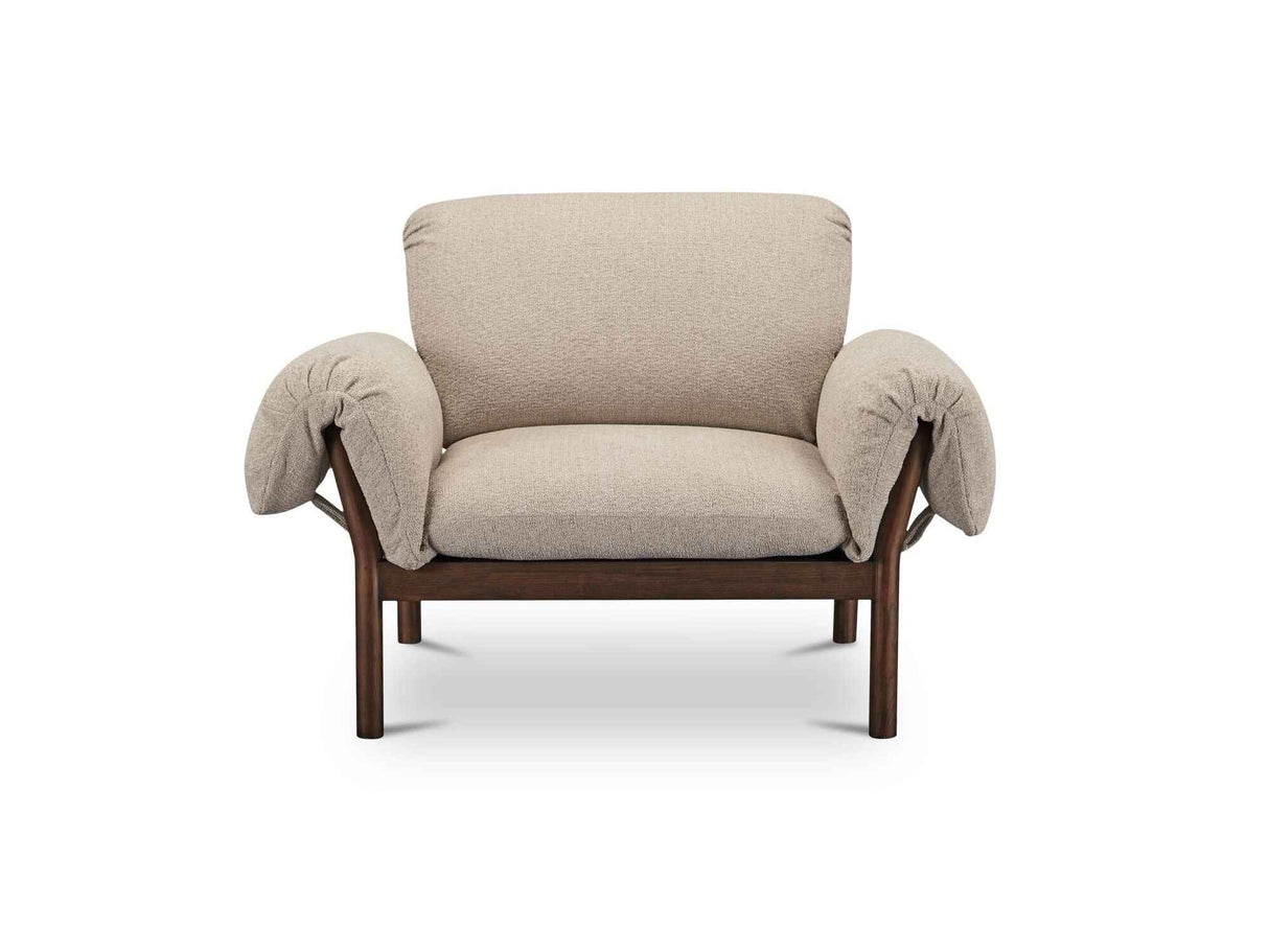 Cardero Beige Lounge Chair