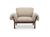 Cardero Beige Lounge Chair