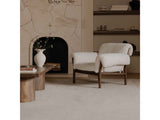 Cardero Ivory Lounge Chair by Moe's Home at Eve Furniture