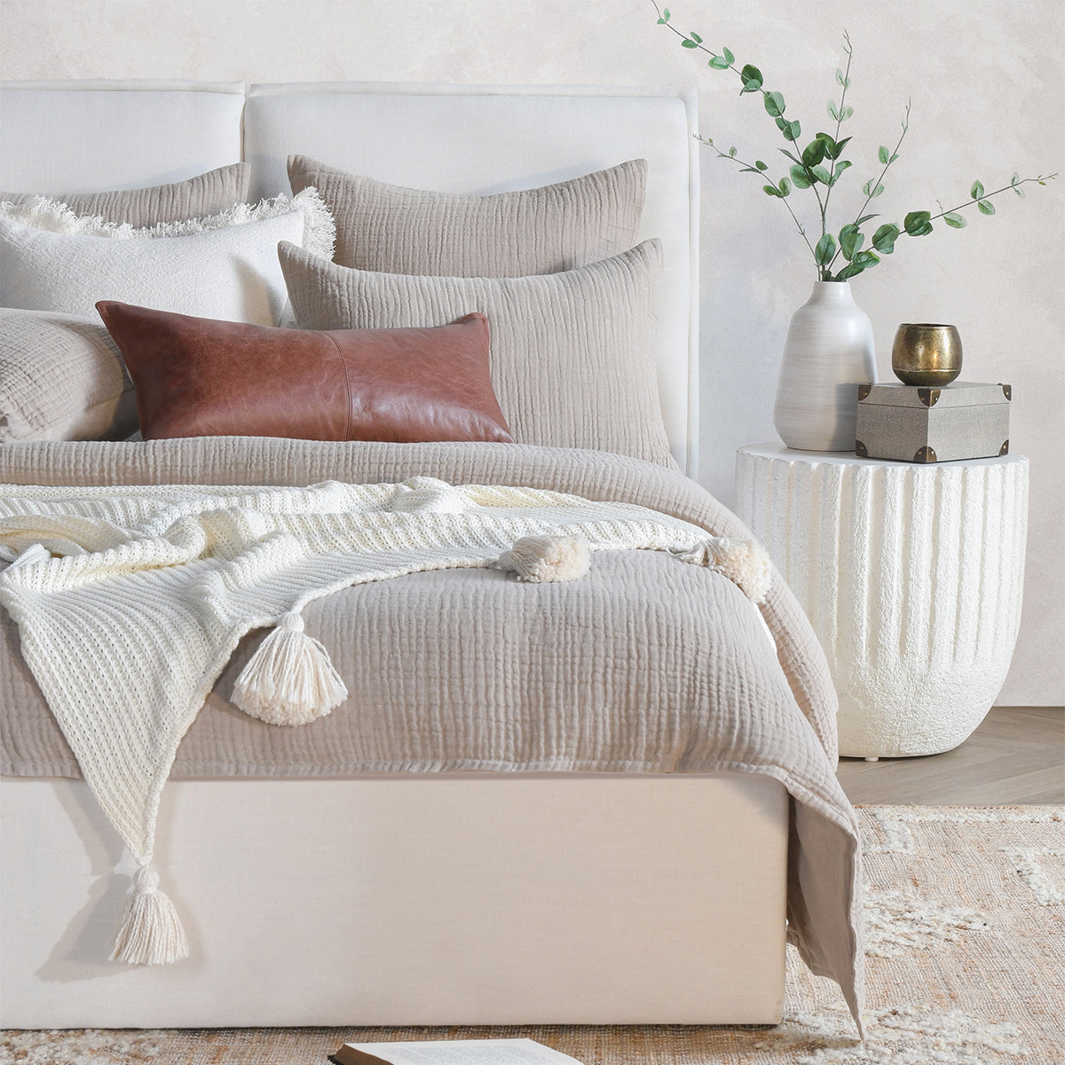 Cardiff Natural Duvet Collection by Classic Home at Eve Furniture
