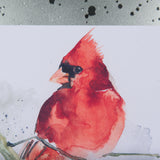 Cardinal I by Mercana Studio a Hand Embellished Textured Framed Art Print Matted under Glass by Mercana at Eve Furniture