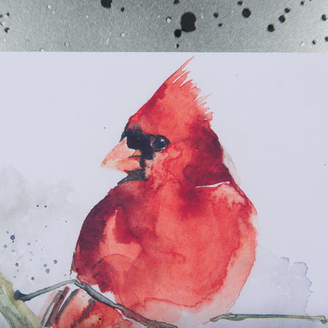 Cardinal I by Mercana Studio a Hand Embellished Textured Framed Art Print Matted under Glass by Mercana at Eve Furniture