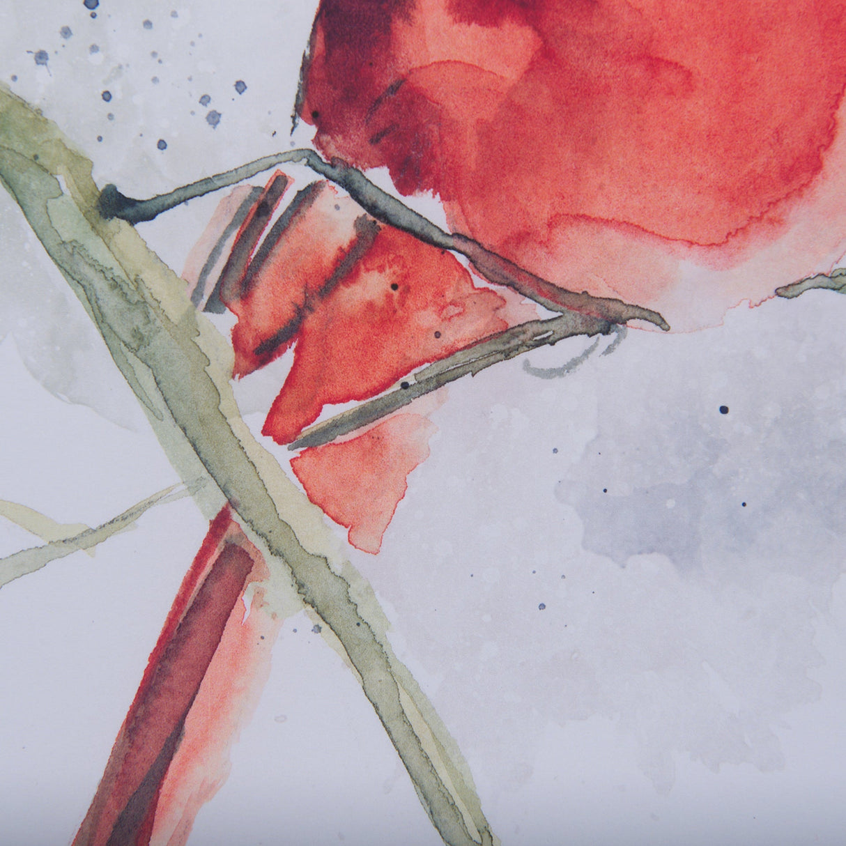 Cardinal I by Mercana Studio a Hand Embellished Textured Framed Art Print Matted under Glass by Mercana at Eve Furniture