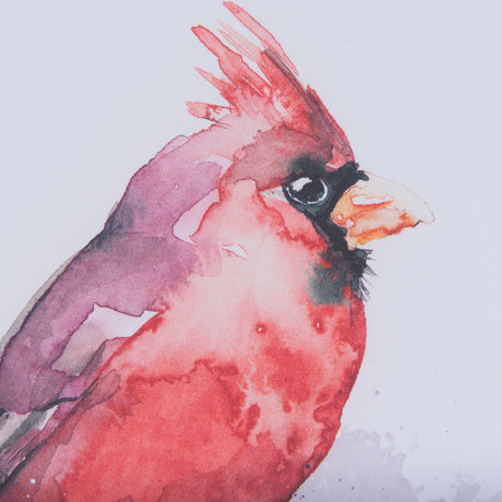 Cardinal II by Mercana Studio a Hand Embellished Textured Framed Art Print Matted under Glass by Mercana at Eve Furniture