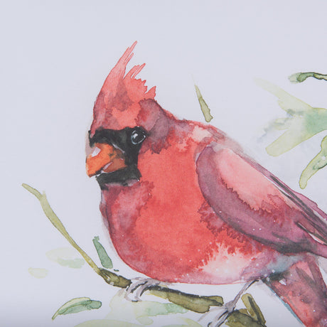 Cardinal III by Mercana Studio a Hand Embellished Textured Framed Art Print Matted under Glass by Mercana at Eve Furniture