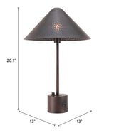 Cardo Bronze Table Lamp by Zuomod at Eve Furniture