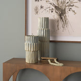 Cardon 14.4H Gray Ceramic Vase by Mercana at Eve Furniture