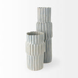 Cardon 23.0H Gray Ceramic Vase by Mercana at Eve Furniture