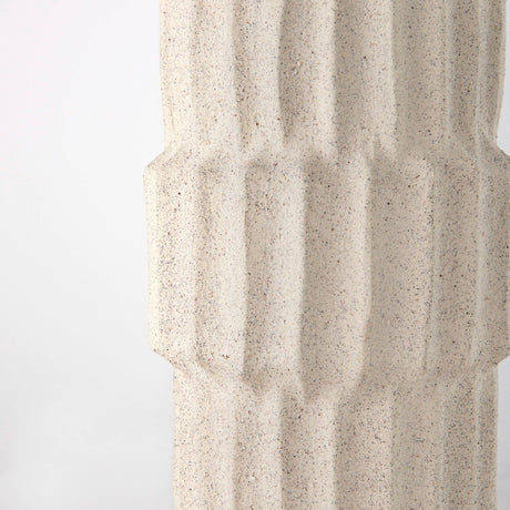 Cardon Cream Ceramic Vase by Mercana at Eve Furniture
