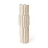 Cardon Cream Ceramic Vase by Mercana at Eve Furniture