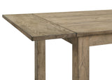 Cardova Vineyard Oak 5-piece Extension Table Dining Set by Coaster at Eve Furniture