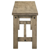 Cardova Vineyard Oak 51-inch Solid Wood Dining Bench by Coaster at Eve Furniture