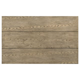 Cardova Vineyard Oak 87-inch Solid Wood Extension Dining Table by Coaster at Eve Furniture