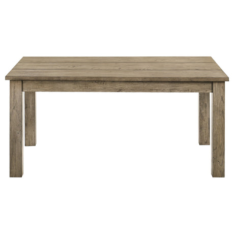 Cardova Vineyard Oak 87-inch Solid Wood Extension Dining Table by Coaster at Eve Furniture