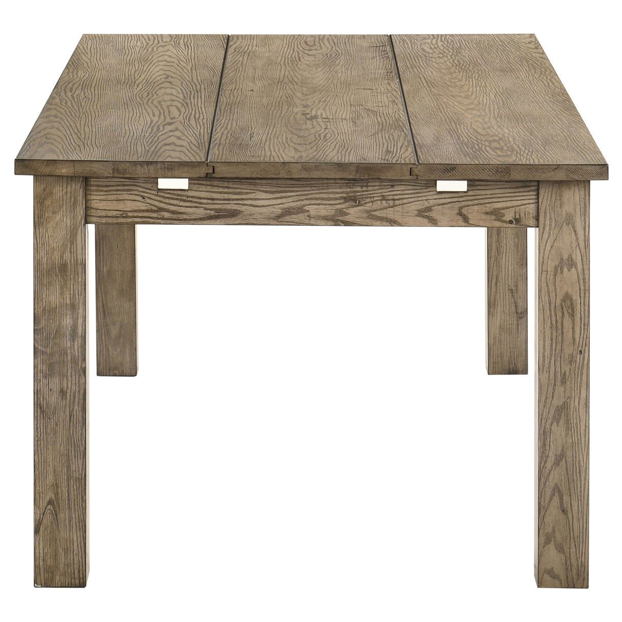Cardova Vineyard Oak 87-inch Solid Wood Extension Dining Table by Coaster at Eve Furniture