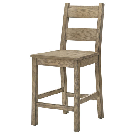 Cardova Vineyard Oak Counter Height Dining Chair (Set of 2) by Coaster at Eve Furniture