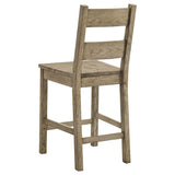 Cardova Vineyard Oak Counter Height Dining Chair (Set of 2) by Coaster at Eve Furniture