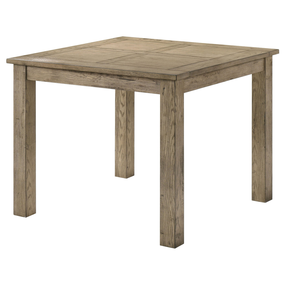 Cardova Vineyard Oak Square Counter Height Dining Table by Coaster at Eve Furniture
