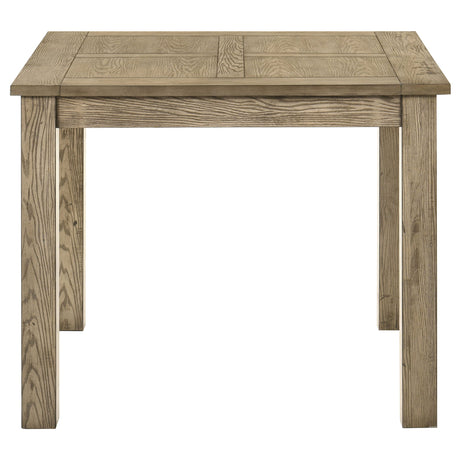 Cardova Vineyard Oak Square Counter Height Dining Table by Coaster at Eve Furniture
