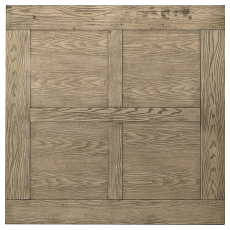 Cardova Vineyard Oak Square Counter Height Dining Table by Coaster at Eve Furniture