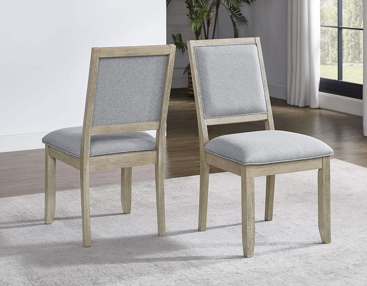 Carena 5-Piece White Marble Dining Set(Table & 4 Side Chairs)