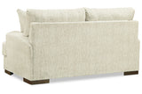 Caretti Parchment Loveseat by Ashley at Eve Furniture