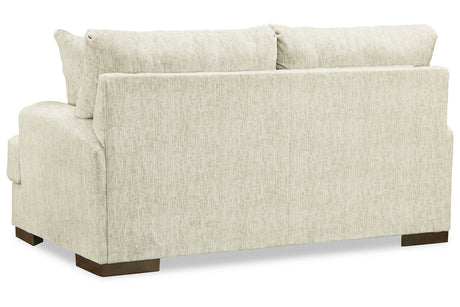 Caretti Parchment Loveseat by Ashley at Eve Furniture