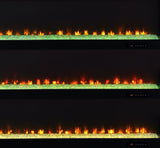 Carey Dark Pine 79-inch TV Stand Fireplace Media Console by Coaster at Eve Furniture