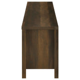 Carey Dark Pine 79-inch TV Stand Fireplace Media Console by Coaster at Eve Furniture