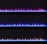 Carey Dark Pine 79-inch TV Stand Fireplace Media Console by Coaster at Eve Furniture