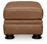 Carianna Chair and Ottoman in Caramel by Ashley at Eve Furniture