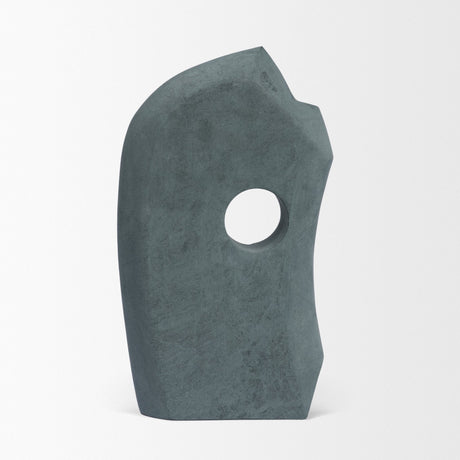 Carico Sculptural Gray Marble Decorative Object by Mercana at Eve Furniture