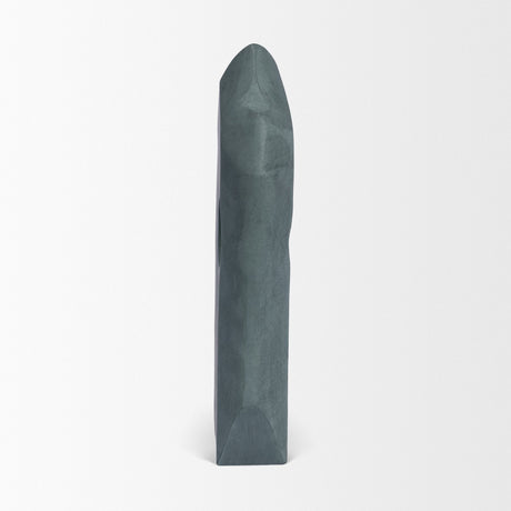 Carico Sculptural Gray Marble Decorative Object by Mercana at Eve Furniture